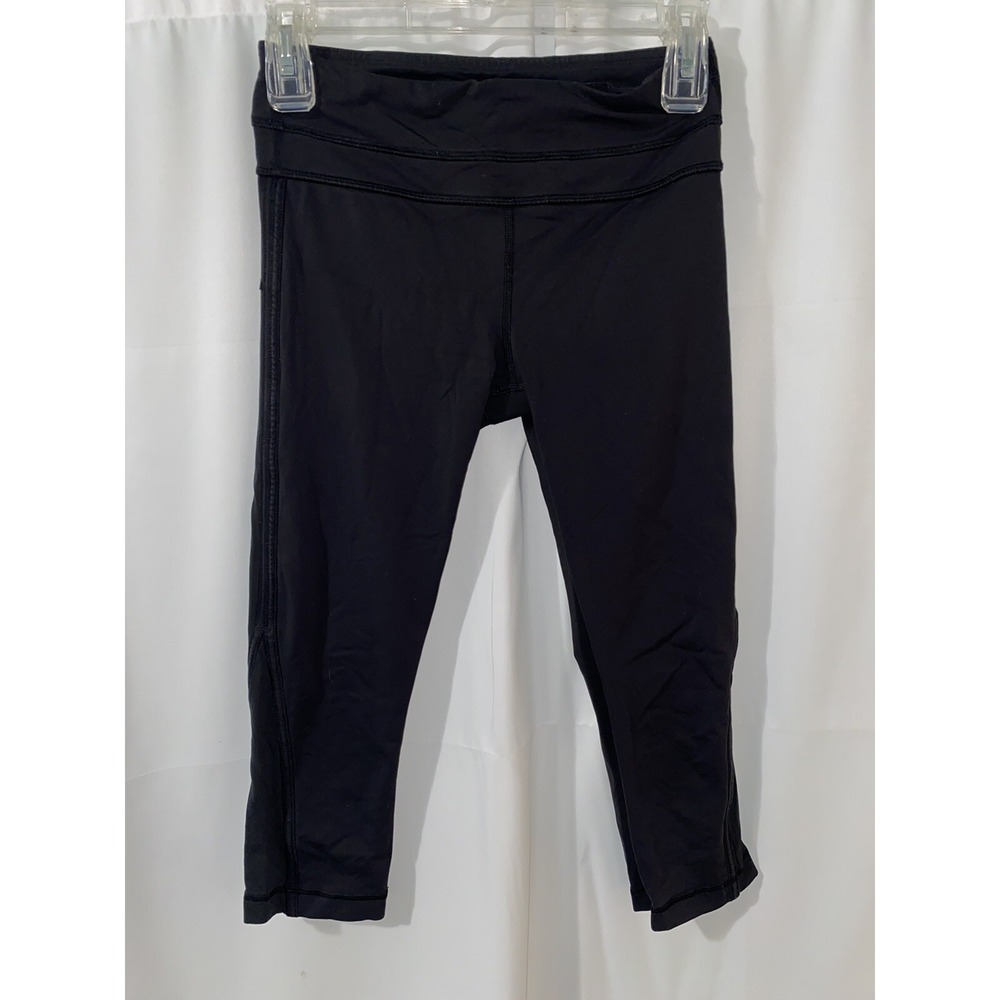 Lululemon Crop Pant Black Womens‎ size 4